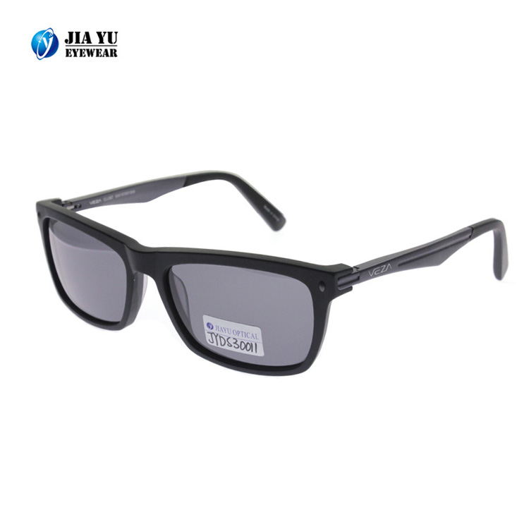 Newest Trending Fashion Polarized Designer Square Handmade Acetate Sunglasses Jiayu